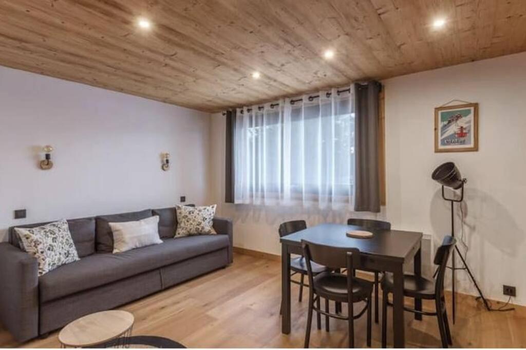 Charmant T2 Megeve, 10 Min A Pied Du Centre Apartment Exterior photo