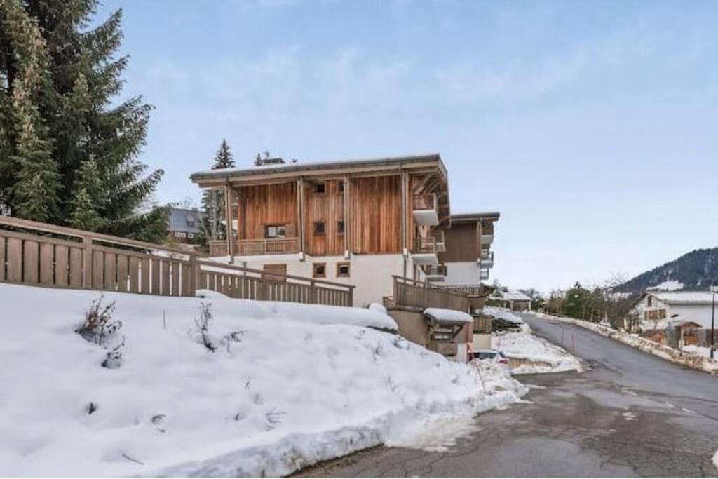 Charmant T2 Megeve, 10 Min A Pied Du Centre Apartment Exterior photo